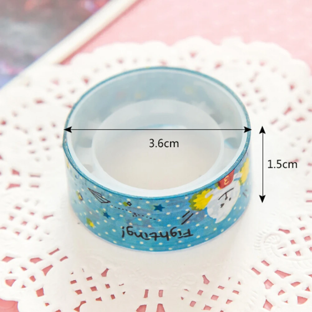 10 шт. DIY декоративные клейкие ленты мультфильм Platic дневник кружево цвет