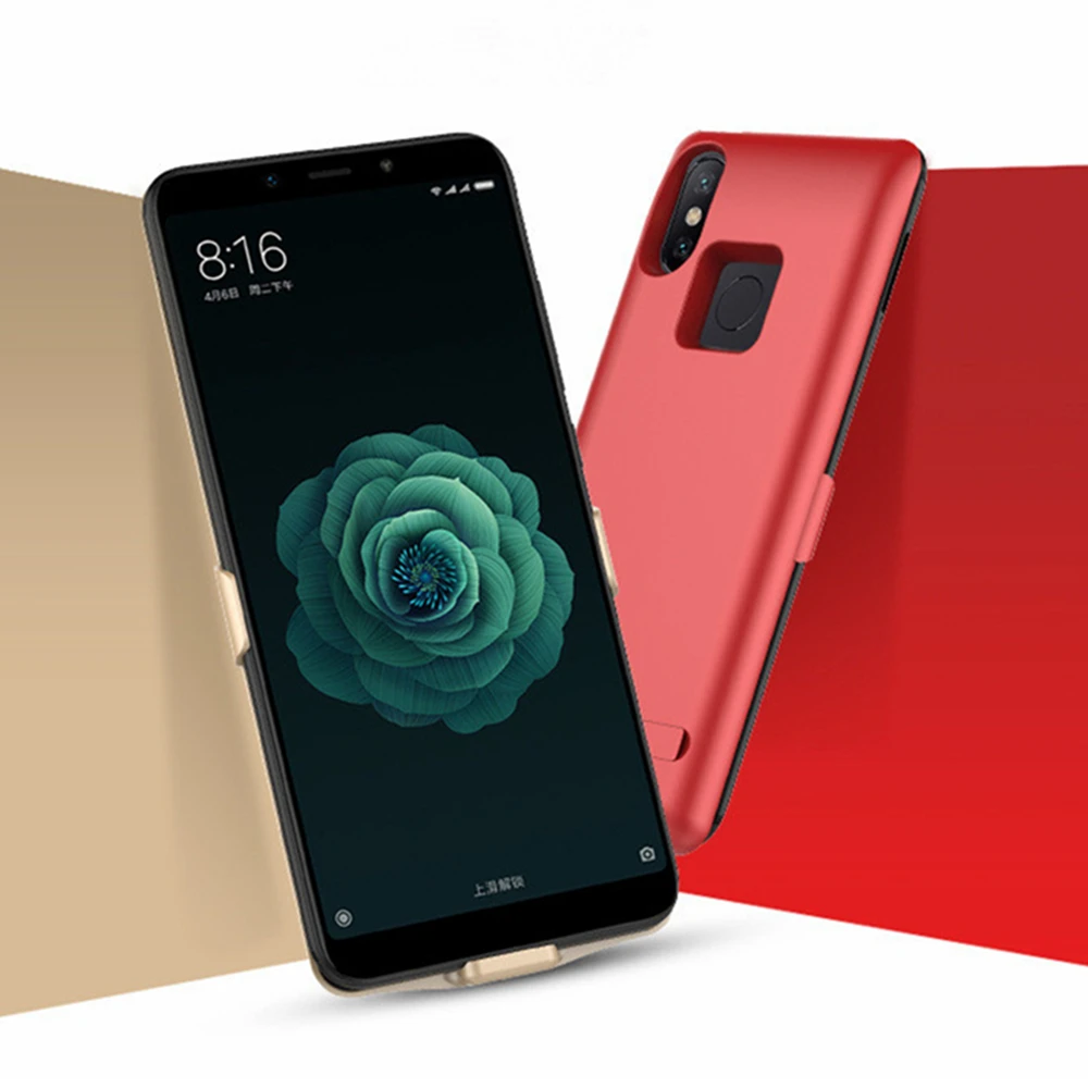 Чехол s для Xiaomi Mi 6X Внешний Аккумулятор Чехол для аккумулятора 6800 мАч чехол для зарядного устройства чехол для Xiaomi Mi A2 чехол для зарядки s