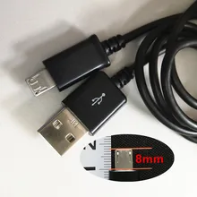 8 мм Длинный микро USB наконечник зарядное устройство для телефона 1 м Быстрая зарядка USB для huawei Honor 5x/5c/p8/p9 lite DOOGEE S30 Oukitel U16 Max U20
