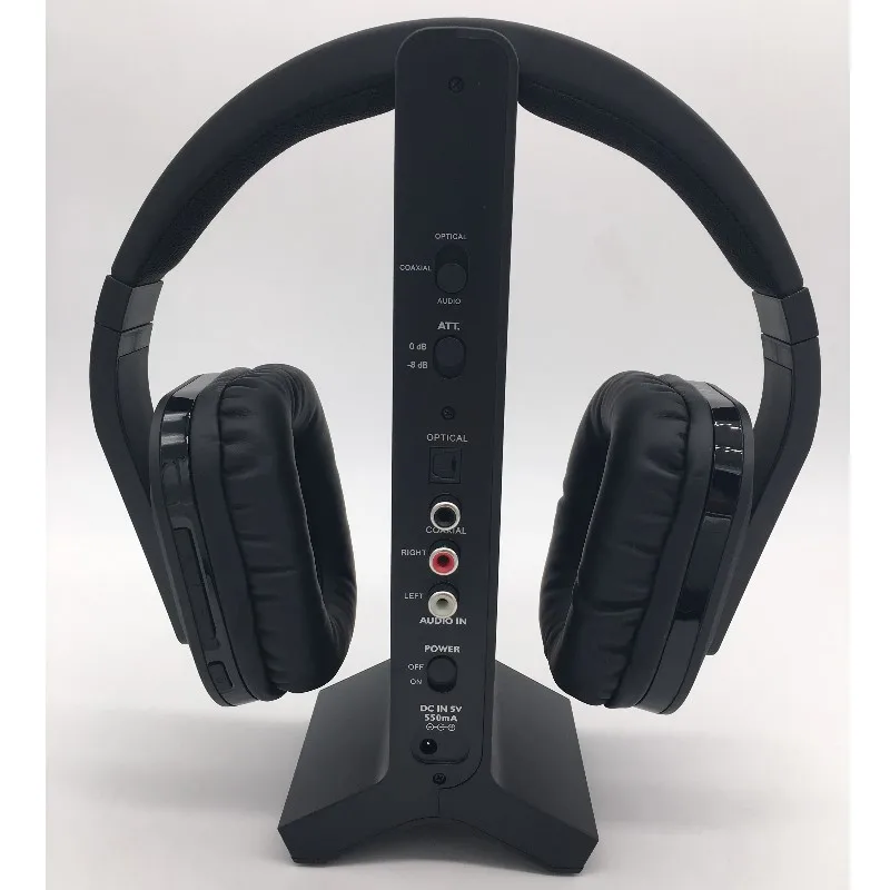wireless gaming headphones with charging dock