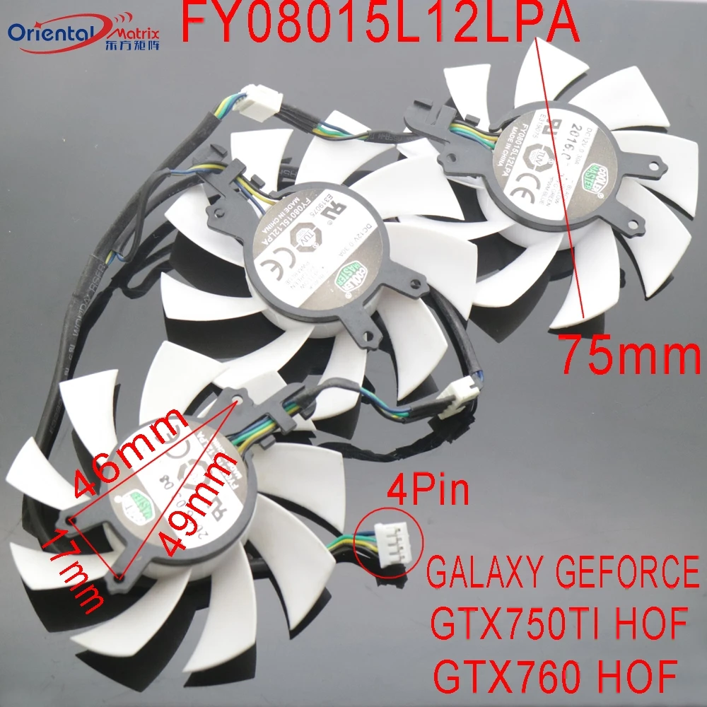 Вентилятор охлаждения для видеокарты GALAXY GEFORCE GTX750TI GTX760 GTX950 GTX960 TI | Компьютеры и