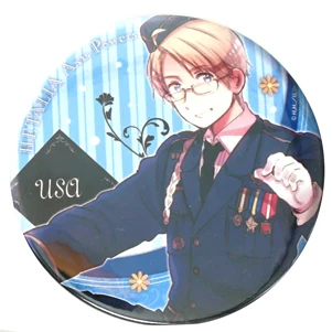 Axis Power HETALIA Anime badge Italy France Russia USA Spain Badge