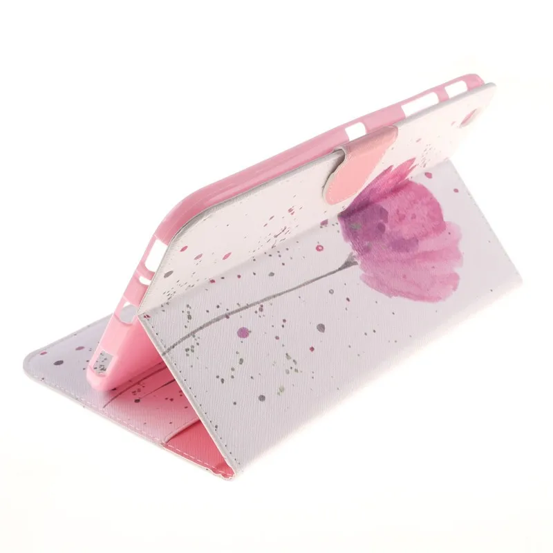 Stand Flip Wallet Case For Samsung Galaxy Tab 3 8.0 inch Cases SM T310 T311 T315 Tablet Back Cover Stand Two Sides Painted Bag (27)