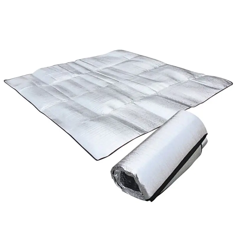 Складной спальный матрас водонепроницаемый коврик из алюминиевой фольги EVA Открытый Кемпинг надувной матрас