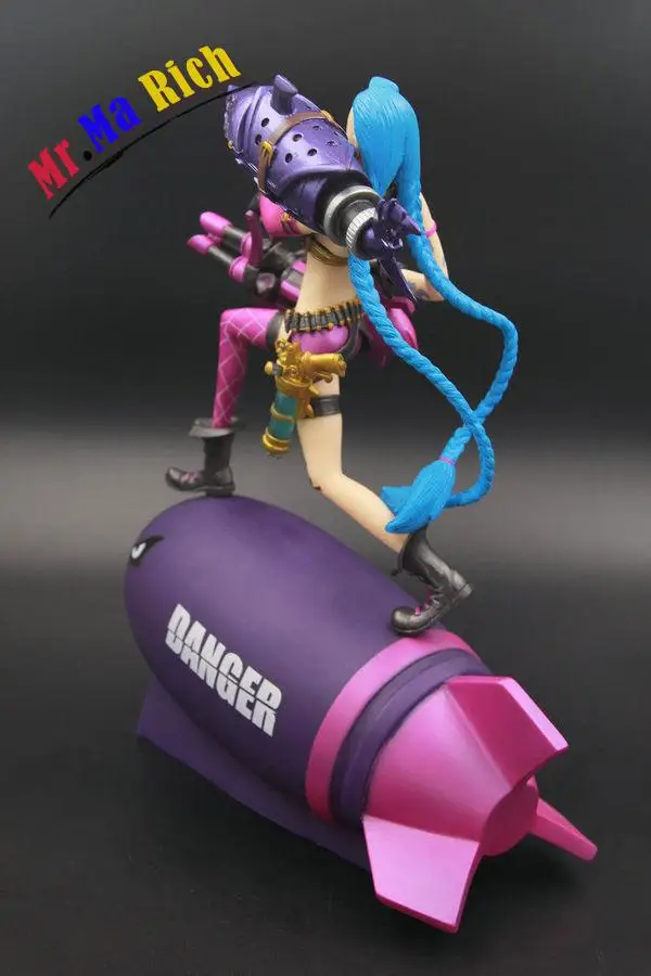 Легенды стрелок свободная пушка Jinx ракета Фигурка Статуя Модель NB|statue figure|jinx