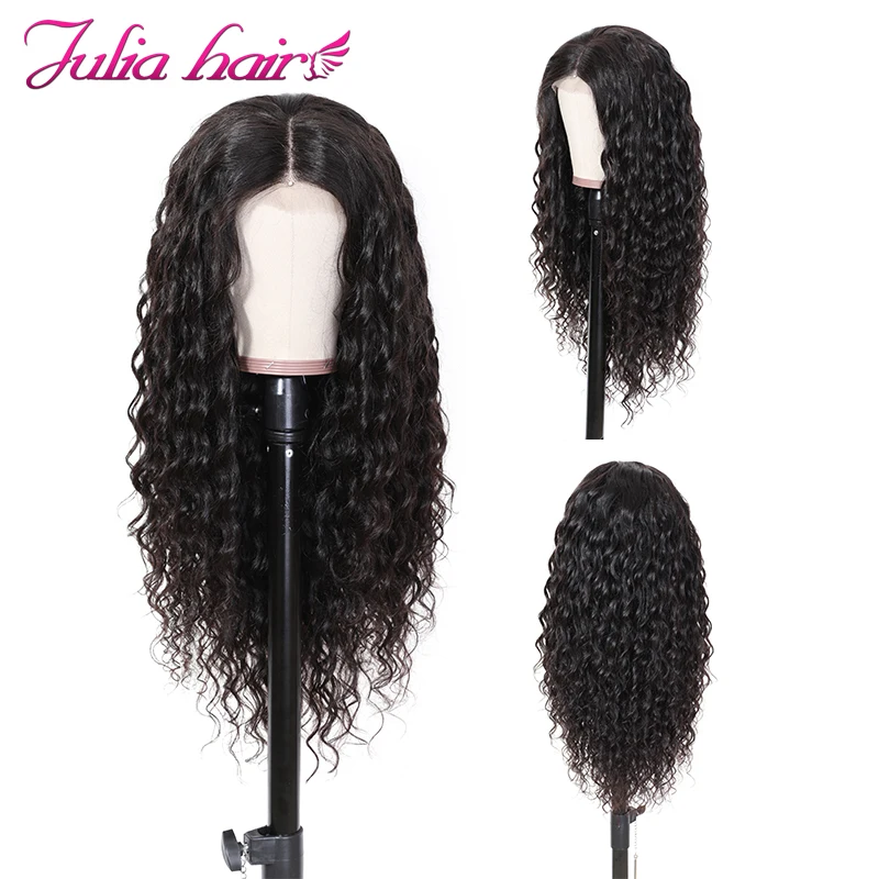Ali Julia волосы 360 человеческие волосы на кружеве Парики Бразильский натуральный волнистый парик из натуральных волос с волосами младенца