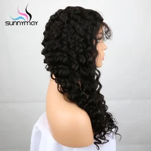Sunnymay Glueless Brazilian Remy Lace Front Human Hair Wigs Pre Plucked Natural Hairline With Baby Hair For Black Women