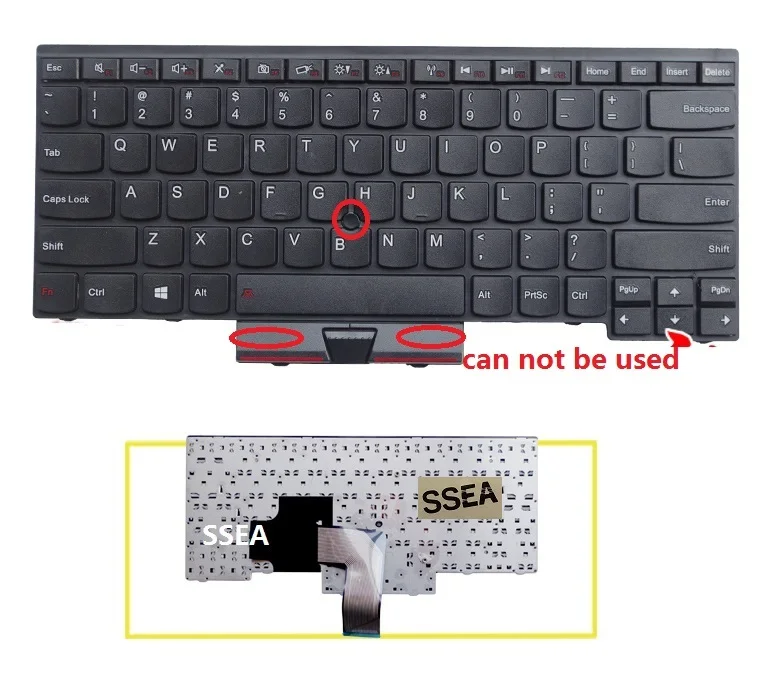 SSEA Фирменная Новинка США клавиатура черный для IBM ThinkPad E330 E430 E430C E430S E435 S430 Клавиатура ноутбука