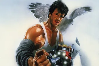 

struggled Over the Top by Sylvester Stallone TRW144 custom fabric poster (frame available) wall art room decoration home decor