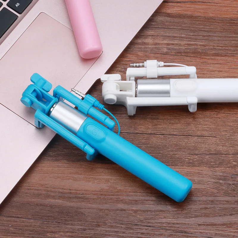 Universal Candy Mini font b Selfie b font font b Sticks b font Monopod Wired Extendable