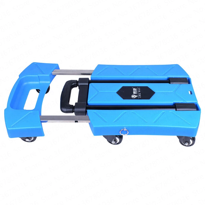 Trolley Folding Cart Trolley Luggage Cart Home Hand Trailer Portable Trailer Truck