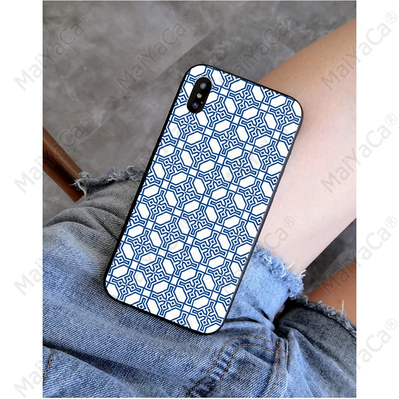 Blue white texture