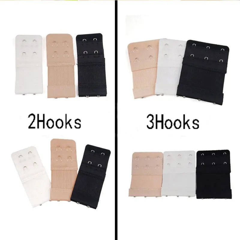 Bra Extender 3 Hook Ladies Bra Extension Strap Underwear Strapless