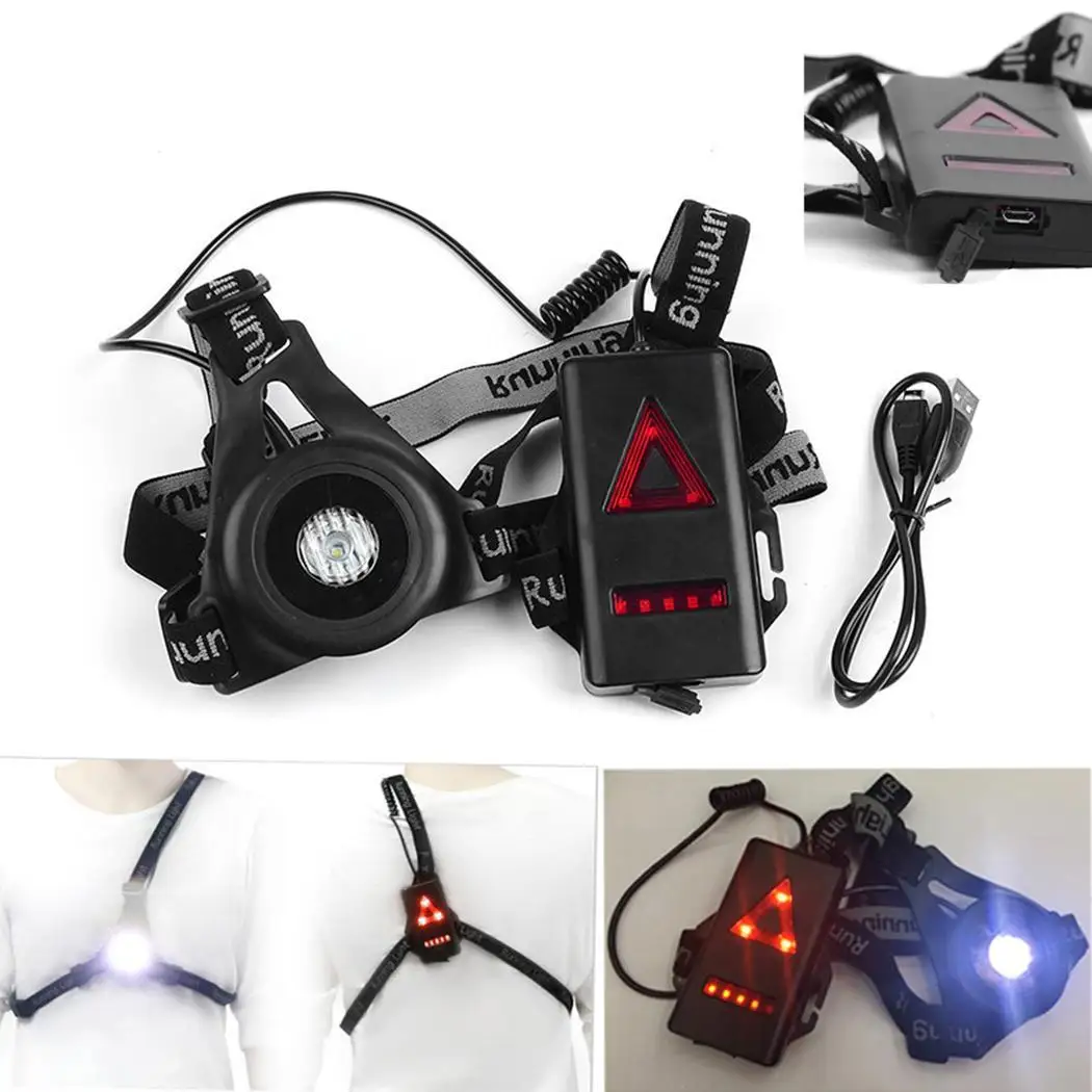 

Warning Lights LED Safety Lamp Outdoor Waterproof Chest Night Running Flashlight Camping Light Flashlight LED Lantern