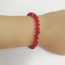 

Pomegranate Crystal Bracelet beautiful fashion red Crystal Bracelet for women cheap price beaded bracelet hot sale