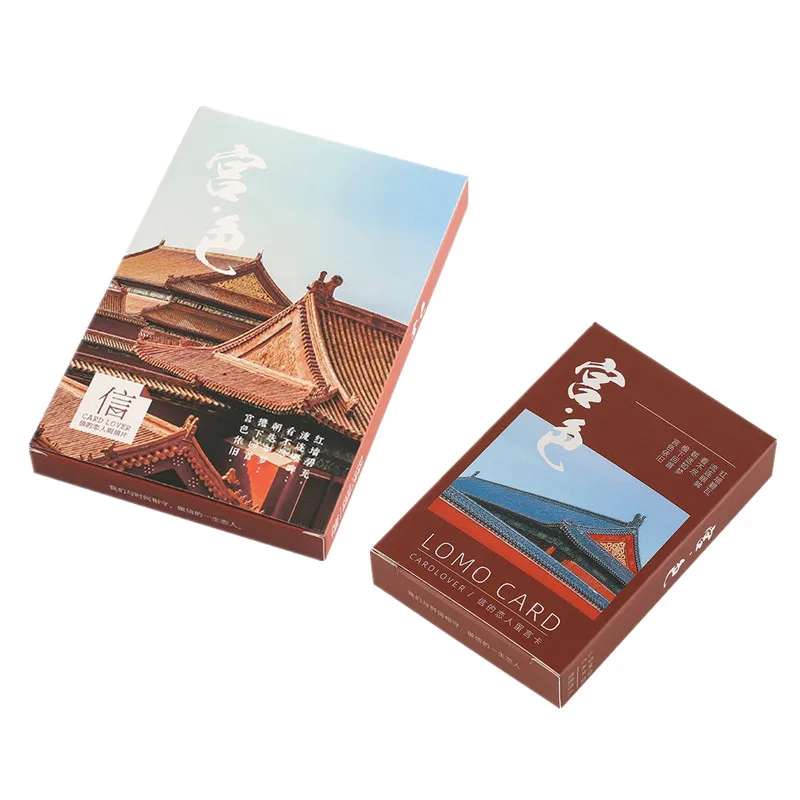 30 листов/набор дворцовый музейный Ландшафтная серия открытка Lomo открытка с сообщением 2 размера
