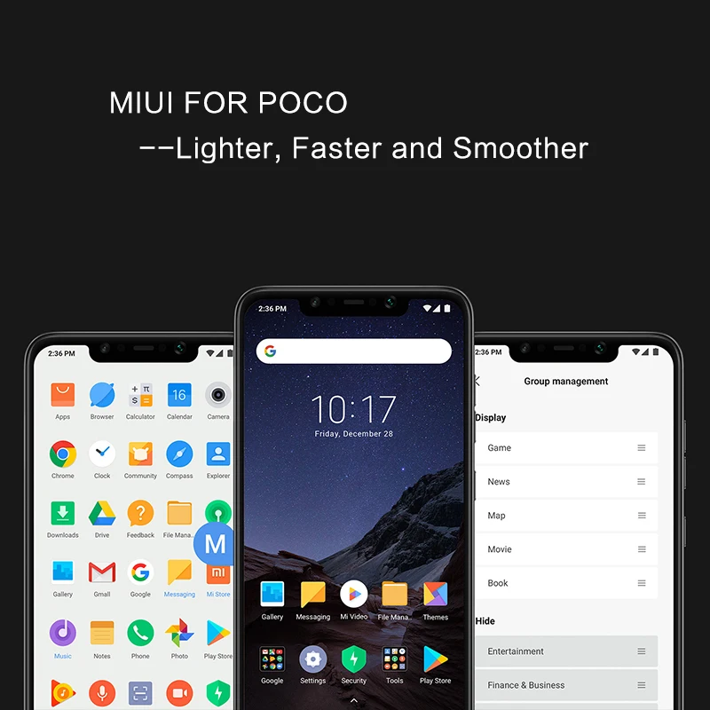 Global Version Xiaomi POCOPHONE F1 6GB 64GB Mobile Phone Snapdragon 845 Octa Core 6.18" 2246 x 1080 FHD AI Dual Camera 4000mAh