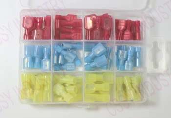 

freeshipping84pcsMDFN1.25-250/2-250/5.5-250/FDFN1.25-250/2-250/5.5-250 nylonmale and female insulating Electrical Crimp Terminal