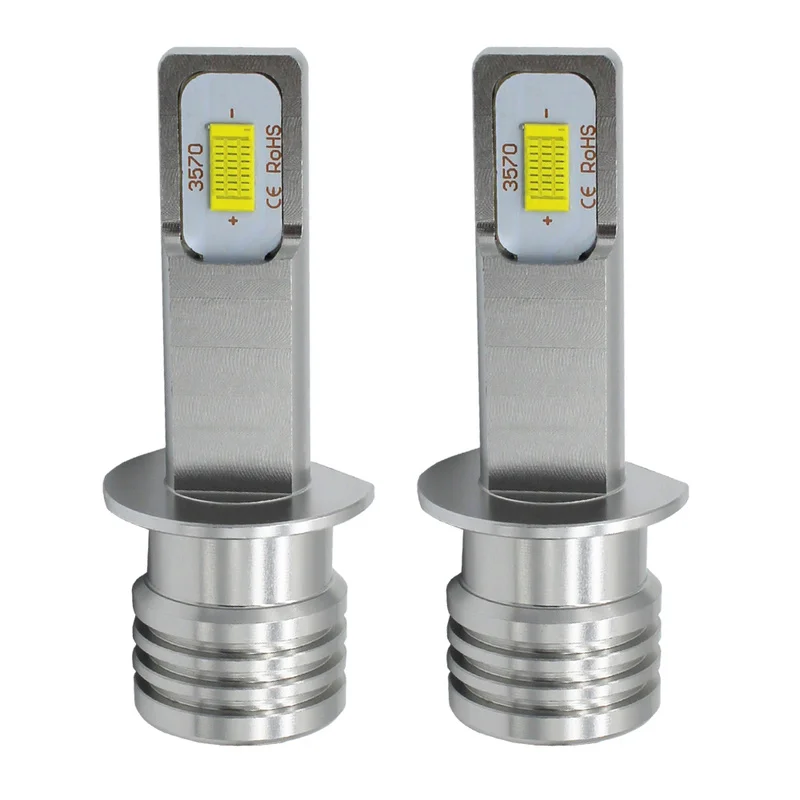 

2pcs H1 Auto 3570 CSP-Chips LED Fog Light Bulb White Automotive 12V-24V 6000K White Car Fog Lamp Bulb Car Accessories