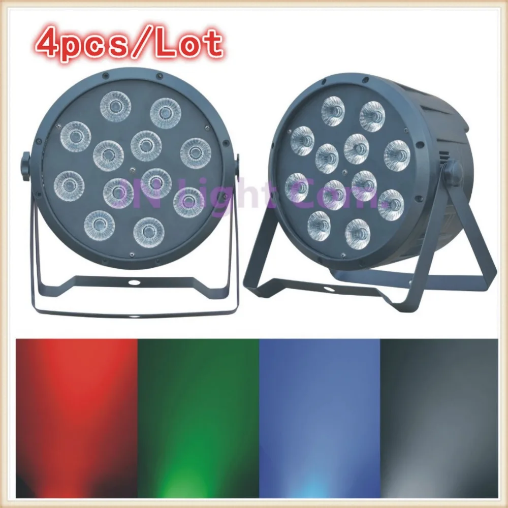 

4pcs/lot 12*12W RGBW 4IN1 LED Par Light/DMX DJ Equipments Controller KTV Bar Wedding Party Disco Stage Led Par Light