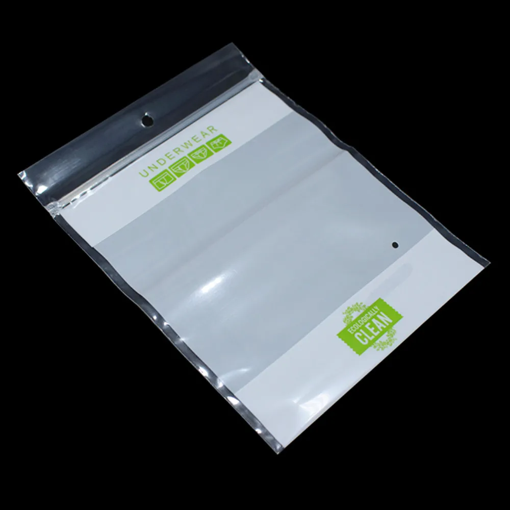 13*17cm 50pcs/Lot Plastic Clear Bag For Travelling Underwear Packaging