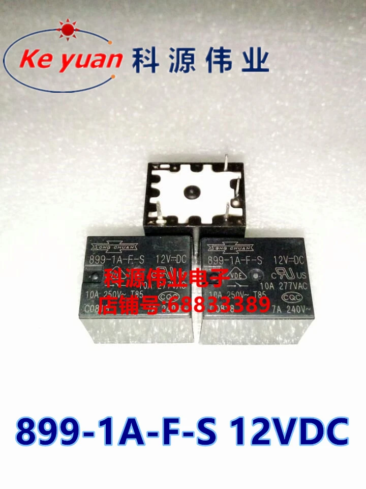 899-1a-f-s 12vdc Relay 4pin Dc12v 10a - Relays - AliExpress