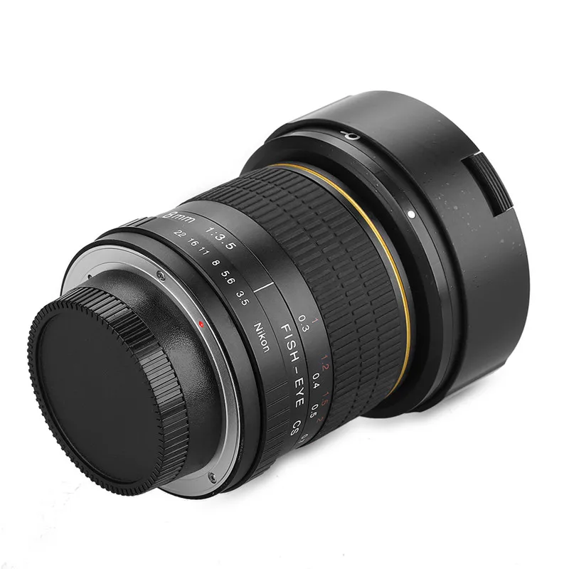 Рыбий глаз 8 мм F/3 5 ультра Широкий формат Fisheye объектив для цифровой зеркальной
