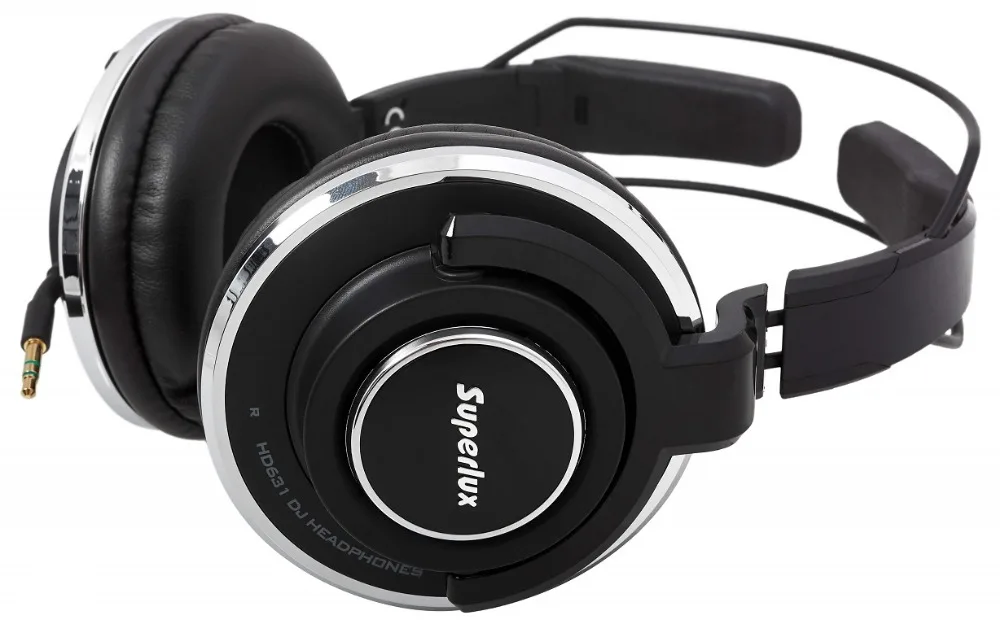 Superlux HD631 профессиональные закрытого типа DJ наушники монитор уровень hifi бас Музыка наушники гарнитура