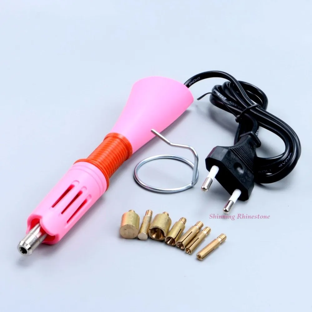 8800pcseu/us Hot Fix Rhinestones Set/crystal Glass Hotfix Rhinestone  Applicator Iron-on Wand Strass Rhinestone Heat-fix Tool Gun - Rhinestones -  AliExpress