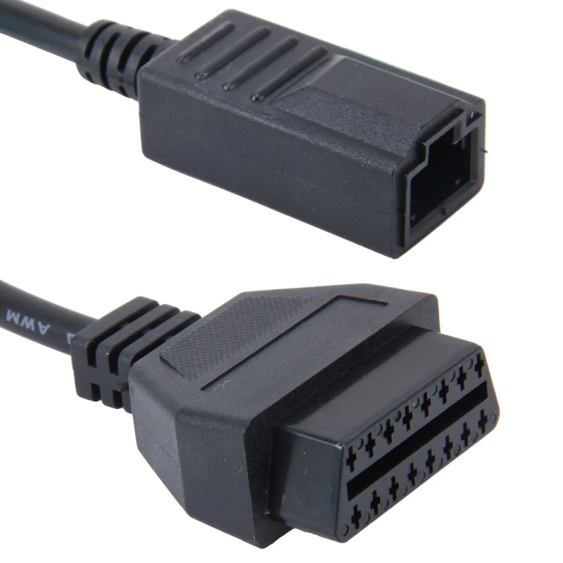 Высококачественный 10 шт./лот для honda 3pin к OBD 2 16pin кабель автомобильного сканера Honda