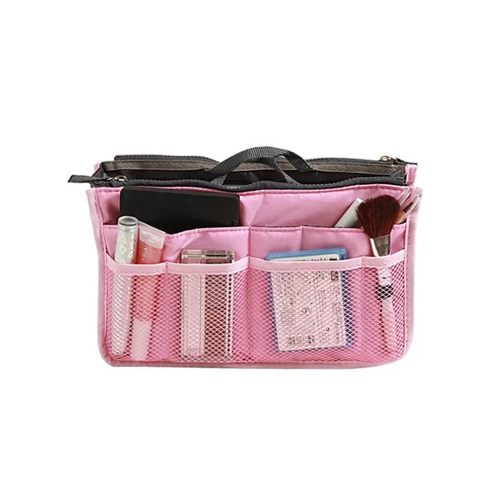 

Bedside Caddy Hanging Cosmetic Storage Bag Holder Beside Organizer With 12 Pockets For Tablet Phone Magazine Pink Colorful