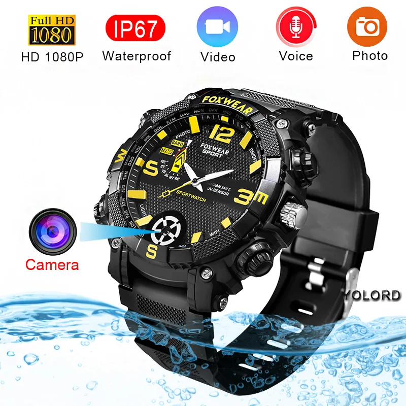 

WIFI Hotspot Waterproof Monitor Remote Voice Photo Recording Pen Recorder Sports Riding SmartWatch SmartBand