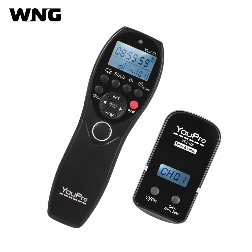 YouPro VT-2 Wireless Remote Control Commander LCD Timer Shutter Release Video Transmitter Receiver for Sony Camera Camcorder YouPro VT-2 Wireless Remote Control Commander LCD Timer Shutter Release Video Transmitter Receiver for Sony Camera Camcorder