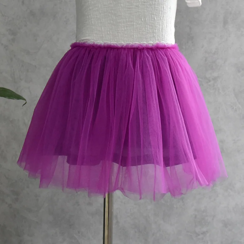 Детские плиссированные юбки для девочек многослойная Гренадин ра-ра юбка Милая юбка принцессы Детское праздничное бальное платье, юбка