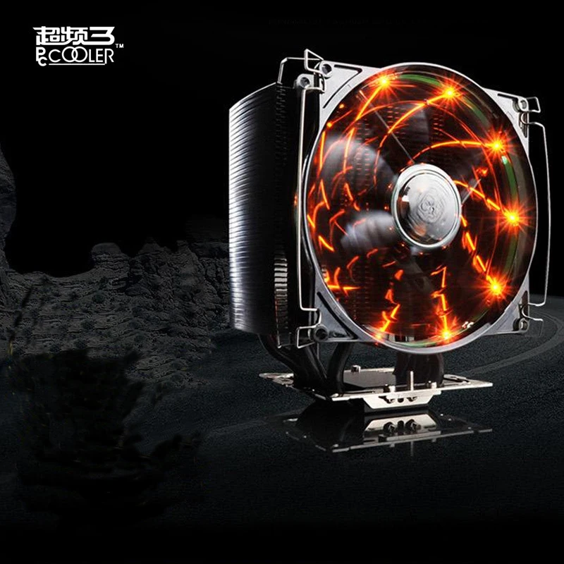 

PCCOOLER Freezing Black Gold CPU Radiator CPU Cooler Heatsink Cooling Fan for Desktop Computer PC Cooler Intelligent Radiator