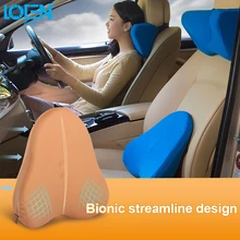 LOEN всплеск памяти поддерживающая задняя подушка с 3D дышащей льняная наволочка сбалансированная прочность предназначена для облегчения боли в нижней части спины
