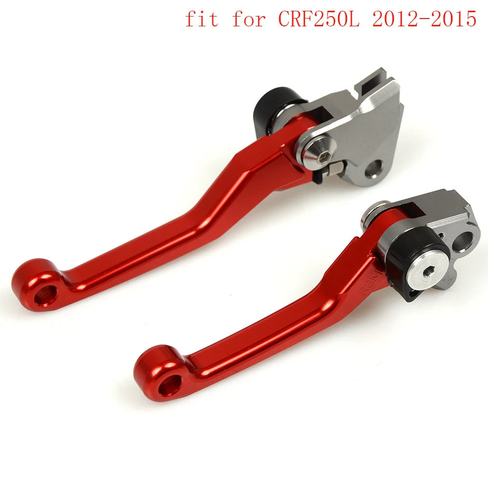 Красный с ЧПУ Сводные сцепные рычаги для Honda CRF230F CRF 230F 2003 2004 2005 2006 2007 2008 2009 мотоцикл CR85R CRF450R CR250R - Цвет: CRF250L 2012-2015