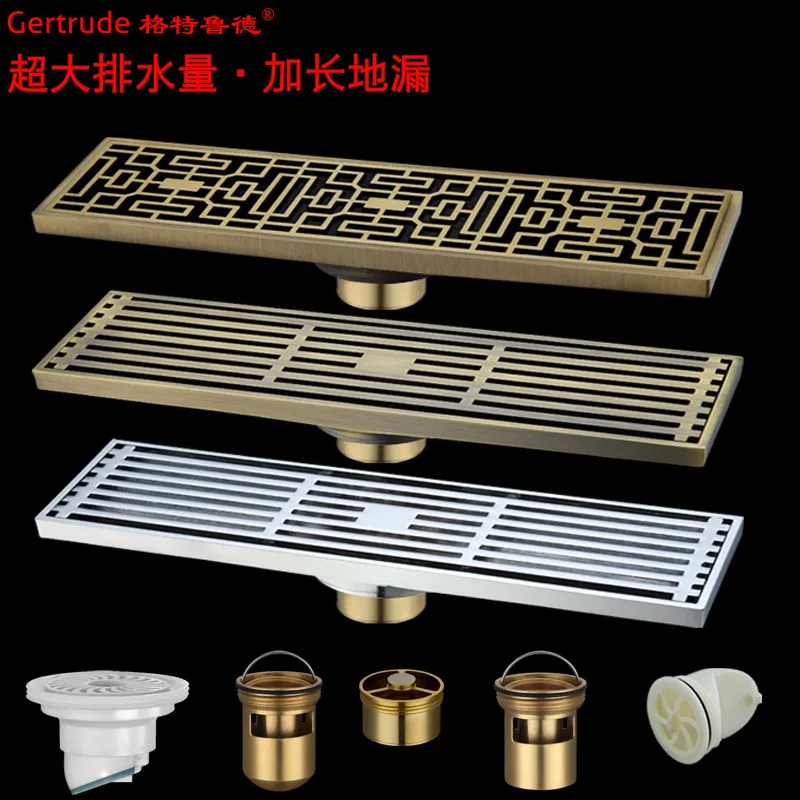 

held in large displacement against the return water shower room toilet core antique copper odor-proof floor drain