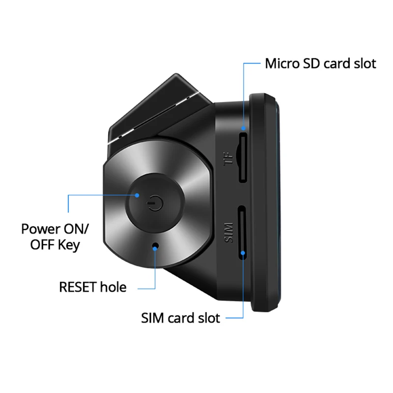 Android 5.0 3G Smart Dash Cam 3 Inch 2.5D IPS Touch Screen HD 1080P Car DVR Recording Build in GPS Wifi Dual Lens Dash Camera