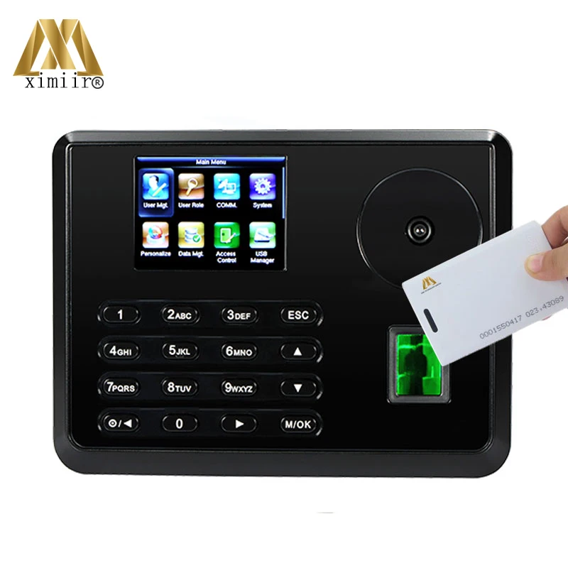 

New Arrival Palm+RFID Card Time Attendance ZK TX628-P Biometric Fingerprint Employee Attendance Time Clock