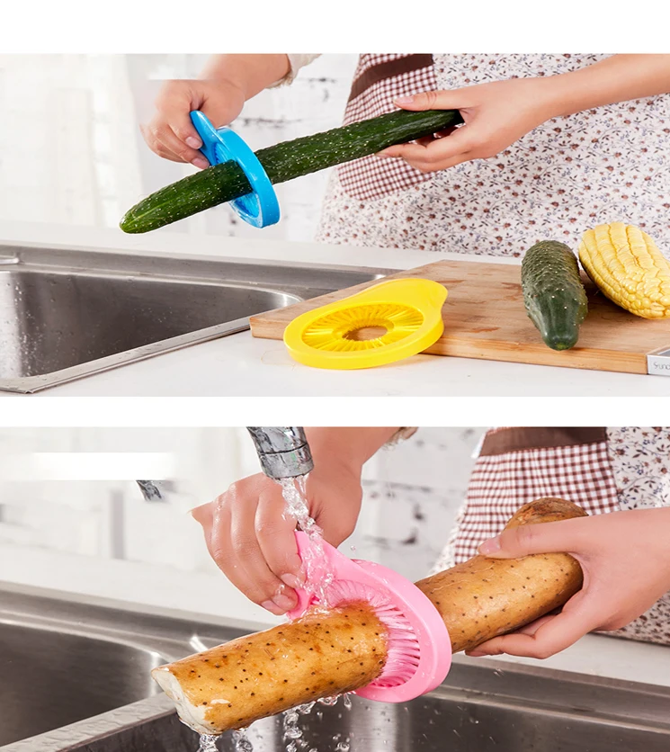 Multi-function portable corn brush stitching to be brushed The kitchen dermal tool.Kitchen tools that don't stick (5)