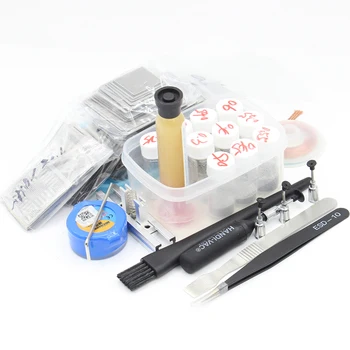 

515pcs BGA Reballing Rework Directly Heat Stencils Station Paste Balls tweezers Solder paste kit For SMT Rework Repair Solder