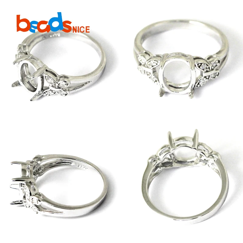 Beadsnice ID27356 ювелирные изделия Сделай Сам кольцо-бабочка Серебро 925 оптовая продажа