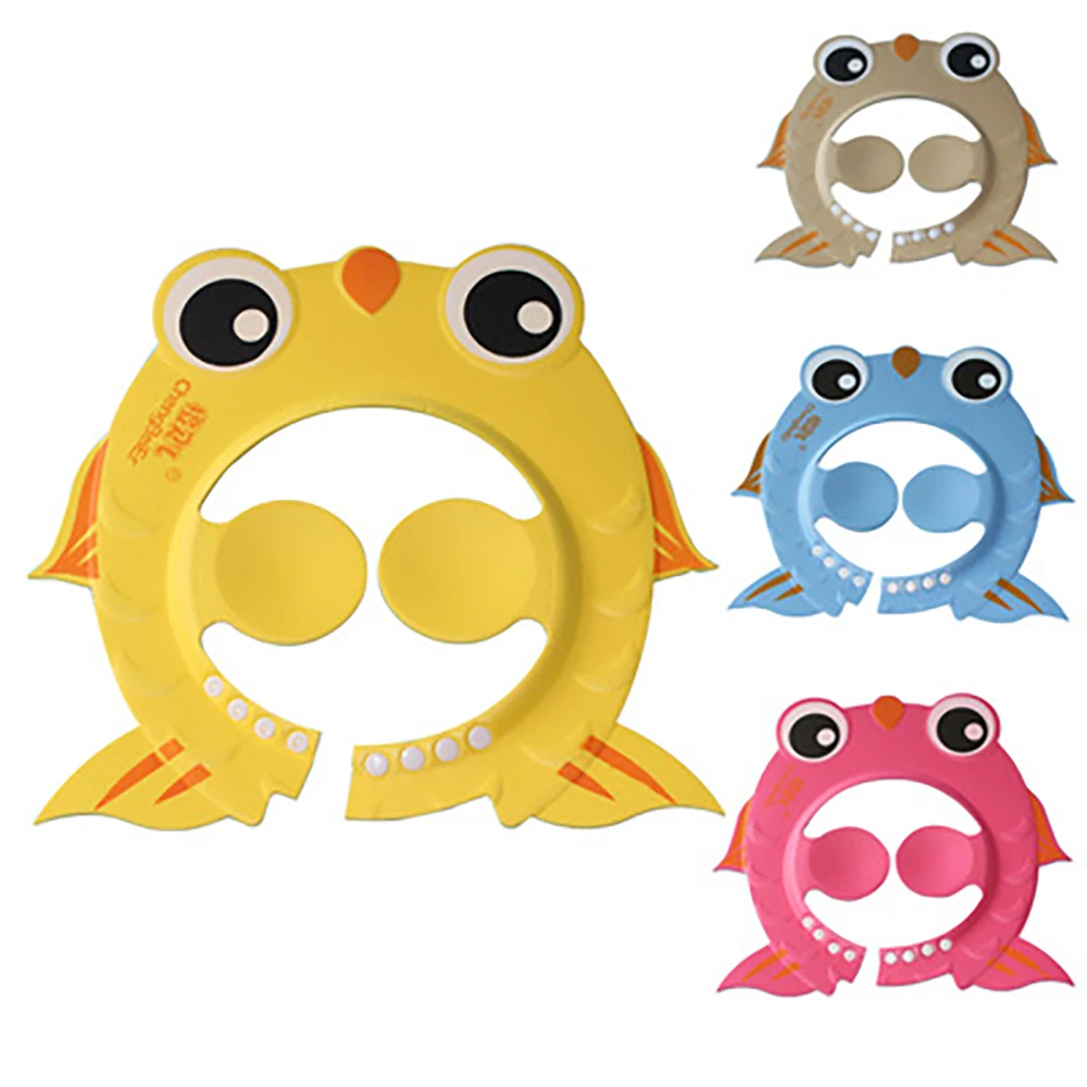 Adjustable Baby Shampoo Shower Cap Kids EVA Bathing Shower Hat Cartoon