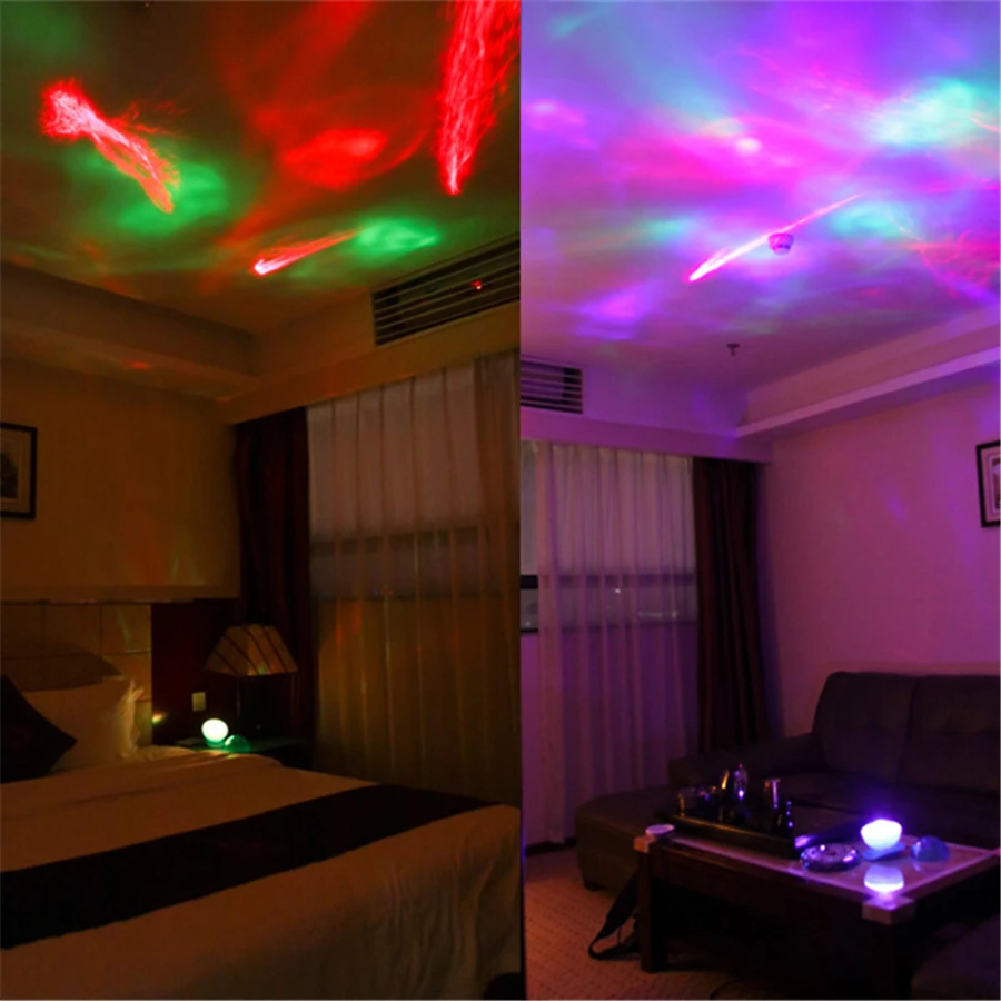  Coversage Night Light Ocean Wave Aurora Sky Speaker Projector Baby Kids Sleep Romantic Led Starry S - 32958647240