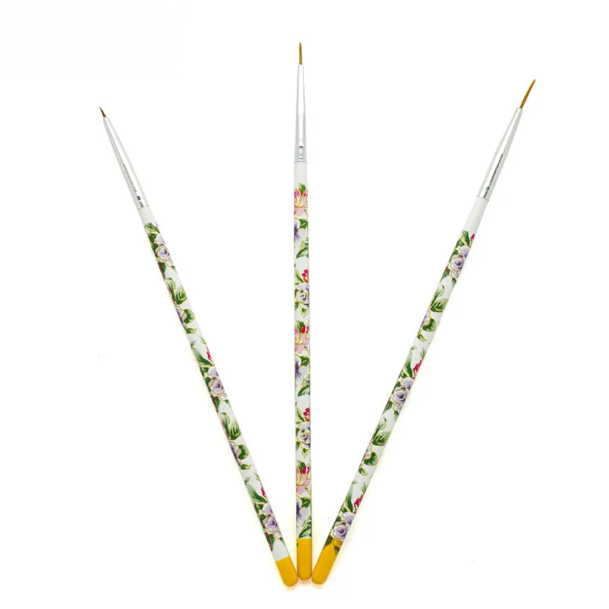 

2017 * nail brush 3pcs Set Nail Art Pen Phototherapy Crystal Drawing Painting Nail Pen