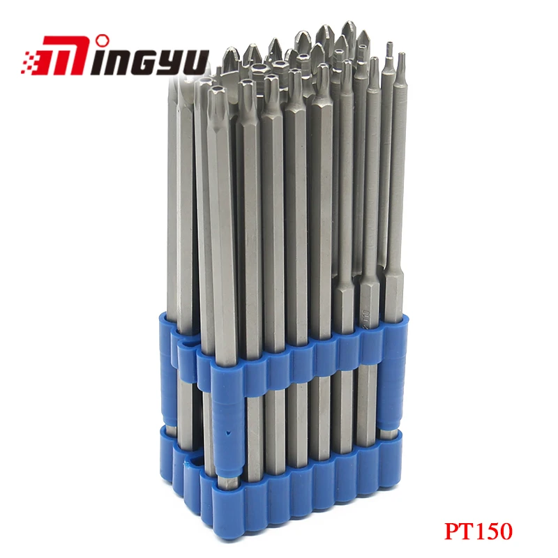 

MING YU 32pcs 150mm Long Steel Screwdriver Set Safe Electric Screwdriver 32pcs