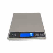 10 кг цифровой сенсорный экран кухонные весы, высокая точность, синий дисплей с подсветкой, Смарт Взвешивание скидка 20