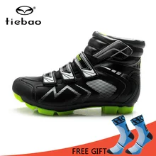 Tiebao мужские высокие ботильоны MTB велосипедная обувь велосипедная спортивная гоночная обувь зимняя теплая велосипедная обувь Sapatilha Ciclismo