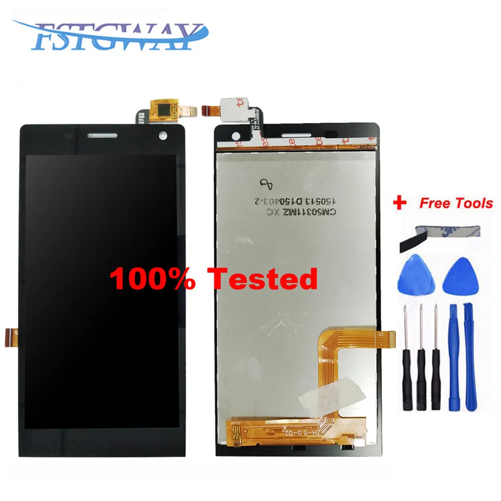 

5 Inch Highscreen Verge LCD Display+Touch Screen High quality Screen Digitizer Assembly With Tools